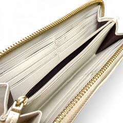 COACH 長財布　シグネチャー　ベージュの画像