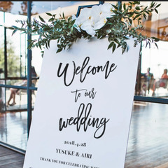 ウェルカムボードや席札etc.の画像