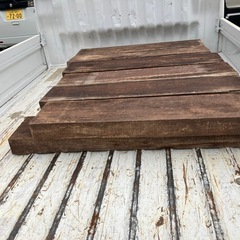 枕木 台木 硬い木の画像