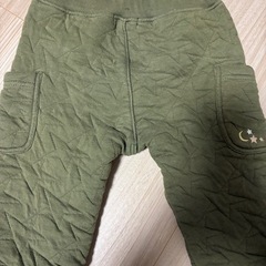 80cmセンスオブワンダー　綿100キルトパンツの画像