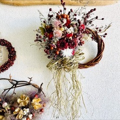 ドライフラワー　秋冬素材の画像