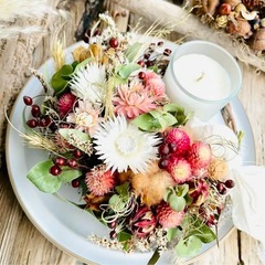 ドライフラワー　秋冬素材の画像