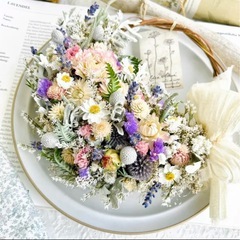 お正月　新春　ドライフラワーの画像