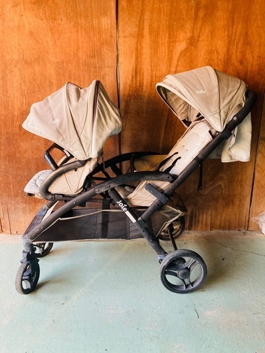 縦型　二人乗り　ベビーカー　joie