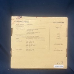 外付けDVDドライブ GEPC039ASの画像