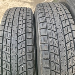 ジムニー 175/80R16 スタッドレスタイヤ 4本 DUNLOP WINTER MAXX SJ8 バリ山の画像