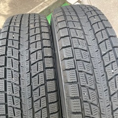 ジムニー 175/80R16 スタッドレスタイヤ 4本 DUNLOP WINTER MAXX SJ8 バリ山の画像