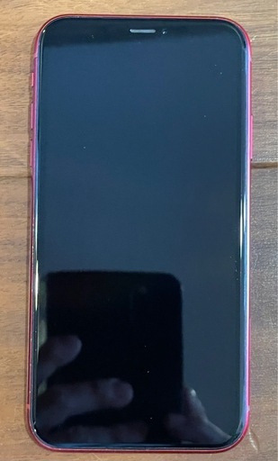 iPhoneXR レッド 128gb 背面割れあり