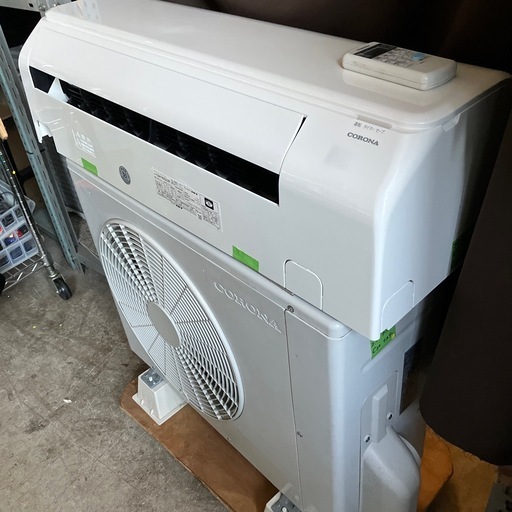 取付込、保証付、コロナ2022年2.5KW8畳用