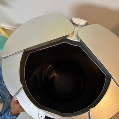 電動ゴミ箱　zita シルバーの画像