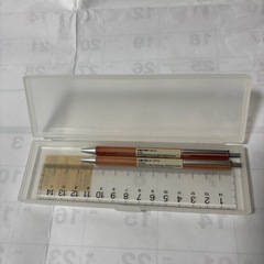 無印　ペンケース&ペン&定規