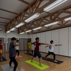 12/7メンズヨガ出花体育館の画像