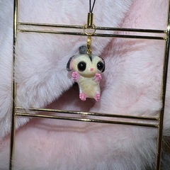ハンドメイド　フクロモモンガ　キーホルダー　の画像