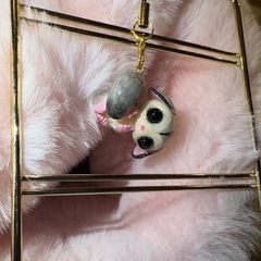 ハンドメイド　フクロモモンガ　キーホルダー　の画像