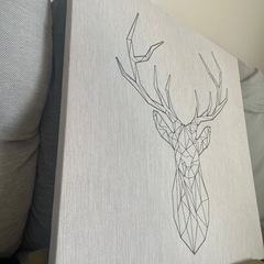 IKEA ウォールアート 鹿のデザイン 北欧風
の画像