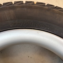 軽自動車用　スタッドレスタイヤセット　155/65R14の画像