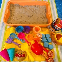 アンパンマン 砂場セット(キネティックサンド入り)の画像