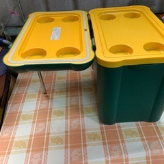 DAWIN クーラーボックス 22L  テーブルの画像