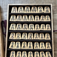 【中古品】将棋彫駒　鷹山作の画像