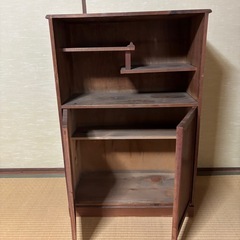 昭和レトロ　棚　キャビネットの画像