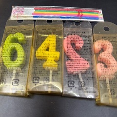 バースデーきゃんどるキャンドルの画像