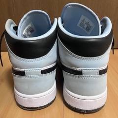 【美品】ナイキ エアジョーダン1 ミッド "アイスブルーヌバック" 28cmの画像