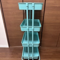 【11/8処分ꕤ︎︎·͜·】プラスチックワゴン4段の画像