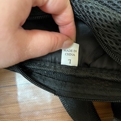 ペット抱っこカバン クロLの画像