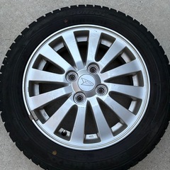 タイヤとアルミの画像