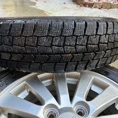 タイヤとアルミの画像