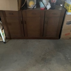 食器棚　収納　本体のみの画像