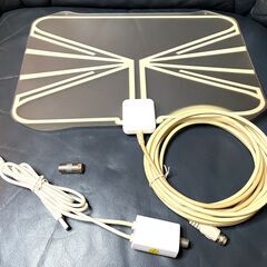 ■2種類まとめてお安く■地デジ 室内アンテナ■信号ブースター搭載 USB式■ケーブル長5m■USED動作品の画像