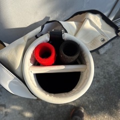 BRIDGESTONE キャディバッグ ホワイトの画像