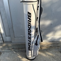 BRIDGESTONE キャディバッグ ホワイトの画像