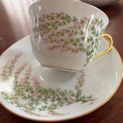 日本花の会から日本の美しい花シリーズのカップ＆ソーサーです。の画像