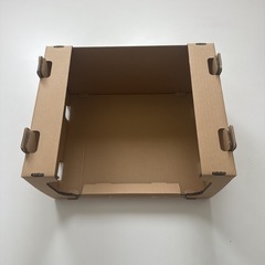 スタッキング 収納 ボックス 段ボール 棚 連結 洋服 収納 の画像