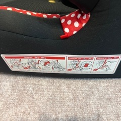 車用品  ミニーちゃんのジュニアシートの画像
