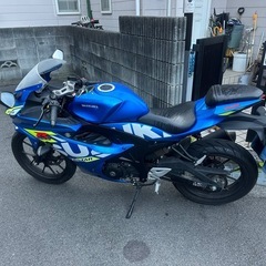 お相手決まりました。青の綺麗なスズキGPX１２５Rの画像