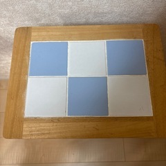 天然木　不ニ貿易　木製4段ボックス　棚　タイル　オシャレ　の画像