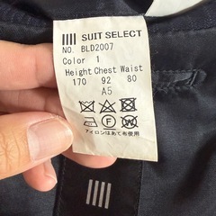 スーツセレクト ネイビー スーツの画像