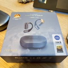 Zenchord 1 AIレコーダー議事録作成ワイヤレスイヤホンの画像