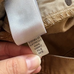 GAPメンズジーンズSLIMデニム茶色系👖の画像