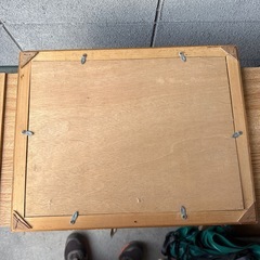 ゴールド装飾フレーム 木製裏面　賞状額縁　ガラス入り　Cの画像