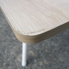 折り畳みローテーブル　900ｘ450ｘ330　木目チークの画像