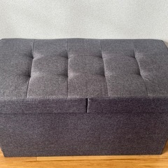 ニトリ 収納もできる折りたたみスツール（幅76cm）の画像