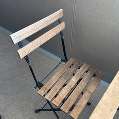 IKEA テルノー　ガーデンテーブルセット　チェアの画像