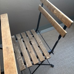 IKEA テルノー　ガーデンテーブルセット　チェアの画像