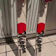 値下げしました！ブルーモリス製スキー板「八甲田」金具付きの画像