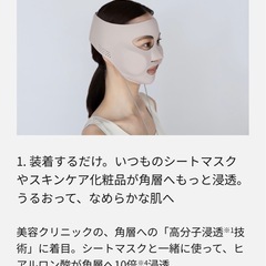 Panasonic マスク型イオン美顔器の画像