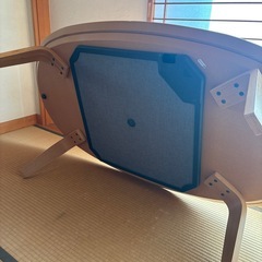 無印良品　こたつテーブル　楕円形　難あり
　の画像